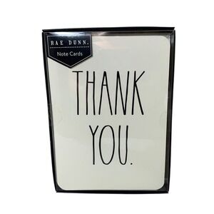 Rae Dunn Thank You Note Cards‎ & Envelopes Set
